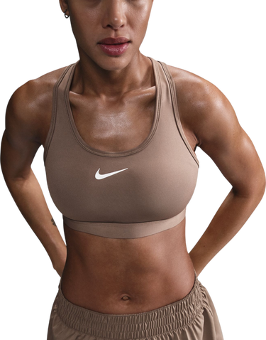 Podprsenka Nike Nike Swoosh Medium Support Bra Hnedá | dx6821-233, 0