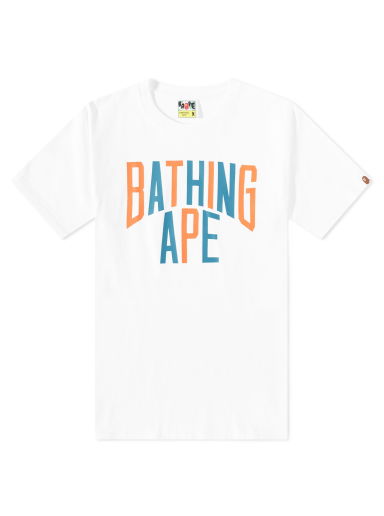 Tričko BAPE Colours Nyc Logo T-Shirt White Biela | 001TEJ301020M-WHT