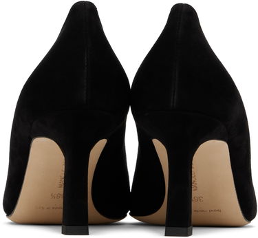 Starostlivosť o obuv Manolo Blahnik Manolo Blahnik Moiralo Suede Heels Čierna | 225-1811, 1