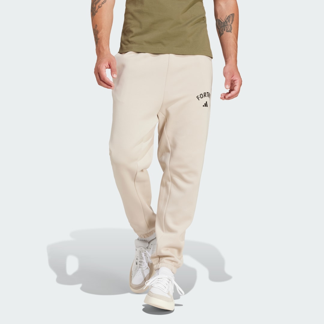 Tepláky adidas Performance Fortnite x Future Icons Small Logo Tracksuit Pants Béžová | JV9956, 0