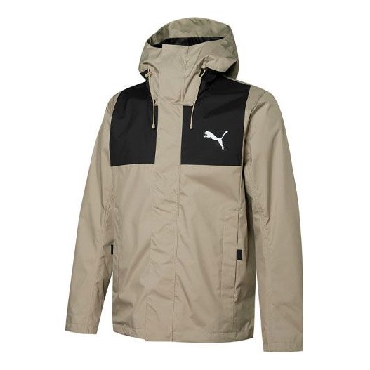 Vetrovka Puma Outdoor Colorblock Hooded Jacket Béžová | 848287-40