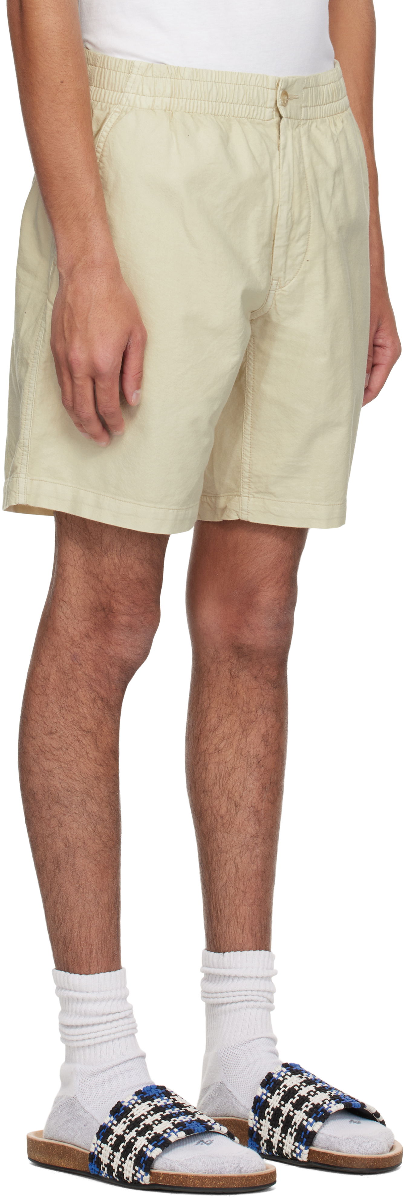 Šortky Polo by Ralph Lauren Polo Ralph Lauren 8-Inch Polo Prepster Mineral-Dyed Shorts Béžová | 710958587003, 1