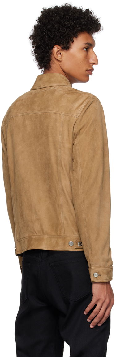 Bunda Paul Smith Paul Smith Suede Trucker Jacket Hnedá | M1R-374Y-L00040, 2