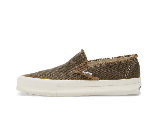 Tenisky a topánky Vans Vault OG Style 48 Frayed LX Jute Canteen Hnedá | VN000C4S1LE1