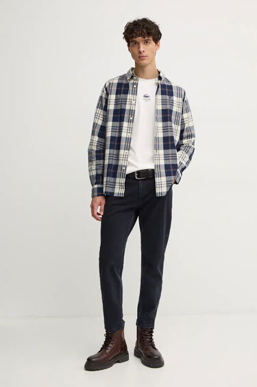 Košeľa Barbour Edgar Slim Fit Button-Down Shirt Modrá | MSH5355, 1