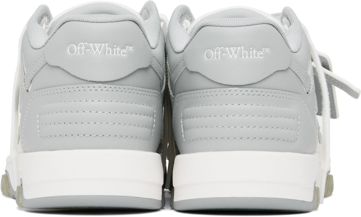 Tenisky a topánky Off-White Out Of Office Calf Leather "White Grey" Šedá | OMIA189C99-LEA007-0109, 1