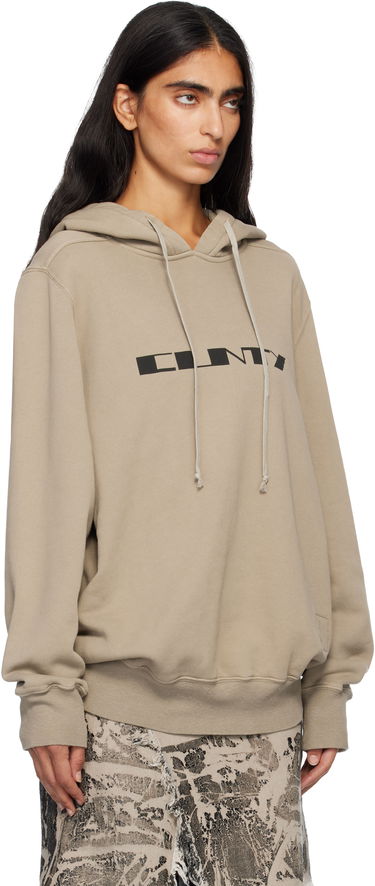 Mikina Rick Owens Concordians Oversized Hoodie Hnedá | DS02E7241 FSLP2P, 4