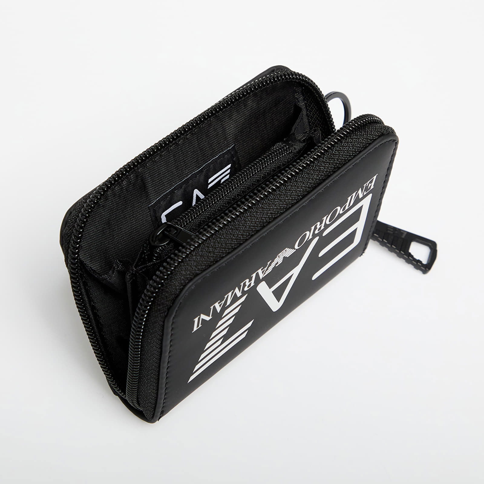 Wallet EA7 Coin Purse Black/ White Logo OS