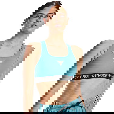 Podprsenka Under Armour Project Rock Crsbck Bra Tg Blue Tyrkysová | 1377462-433, 1