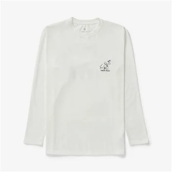 Snow Peak Foam Printed Long Sleeve T-shirt TS-23AU004-WH