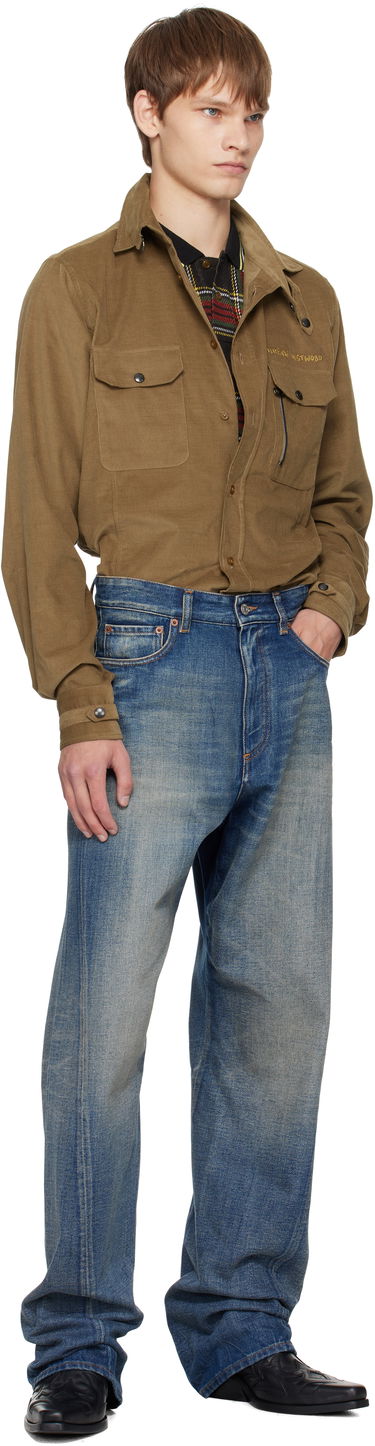 Košeľa Vivienne Westwood Vivienne Westwood Corduroy Button-Up Shirt Hnedá | 24010042-W0186-, 3