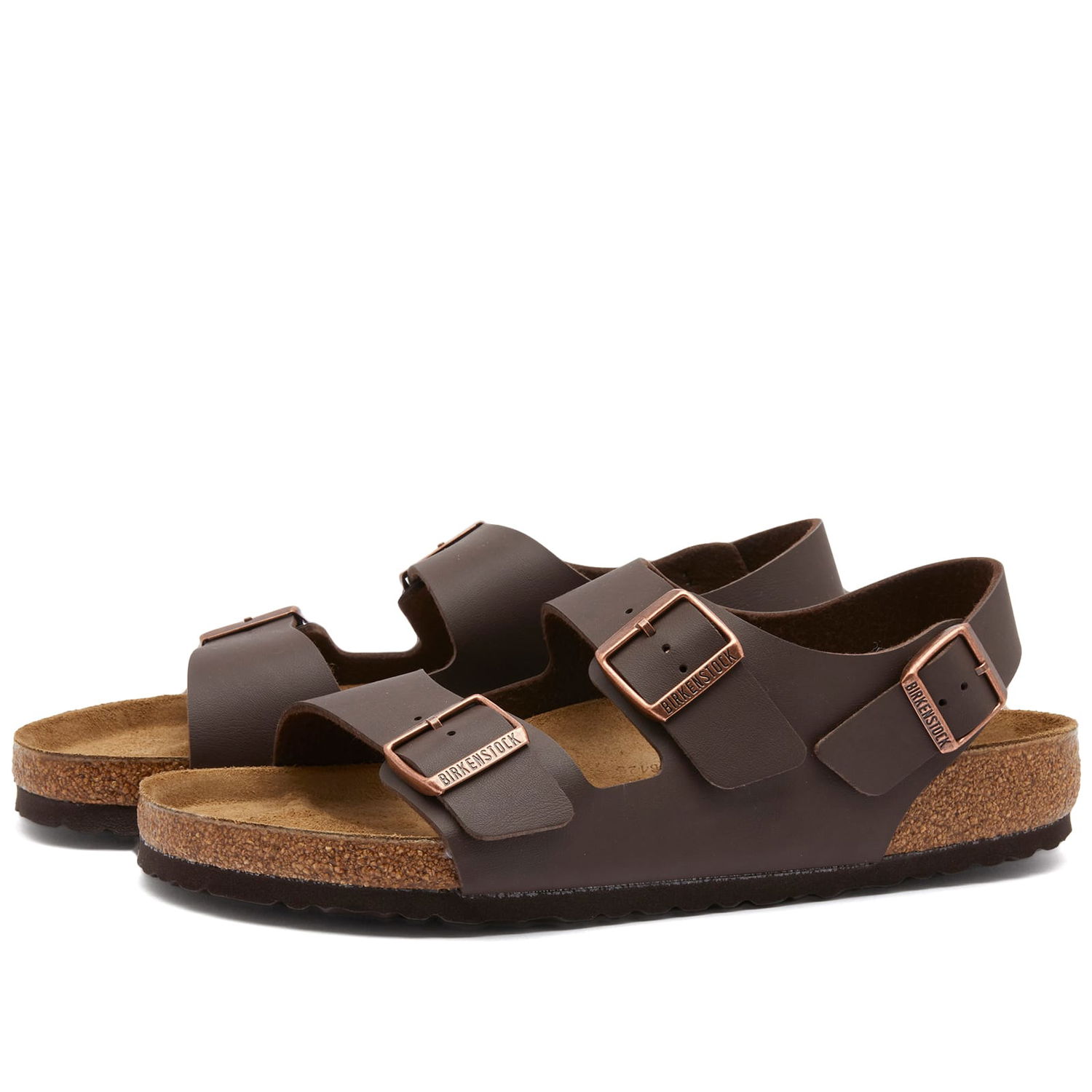 Tenisky a topánky Birkenstock Milano Dark Brown Birko-Flor Hnedá | 34701, 0