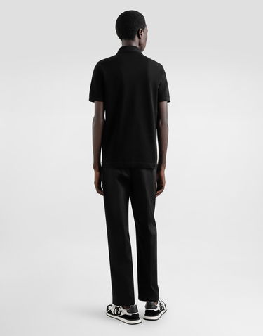Polo tričko Dolce & Gabbana Dolce & Gabbana Cotton Polo Shirt with Logo Tag Čierna | G8SN1TFU7ENN0000, 2