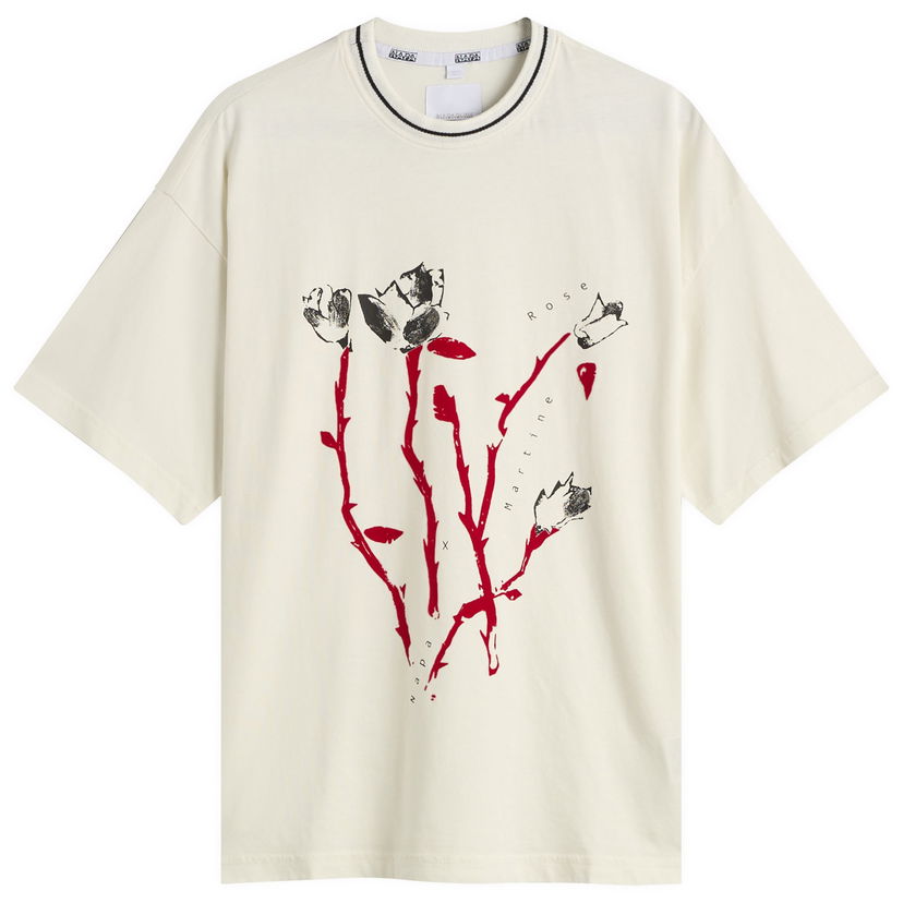 Tričko Napapijri Martine Rose Rose Graphic T-Shirt Béžová | NP0A4I56-206