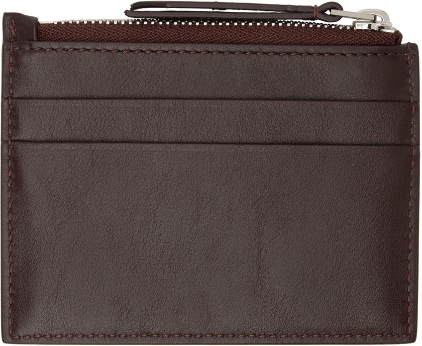Peňaženka LANVIN Burgundy Zipped Card Holder Béžová | LM-SLSWZ4-PIEN-A24, 1