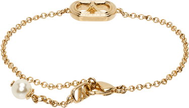 Náramok Valentino Valentino Garavani Oval Chain Bracelet with Pearl Metalická | 6Y2J0S37UXM, 1