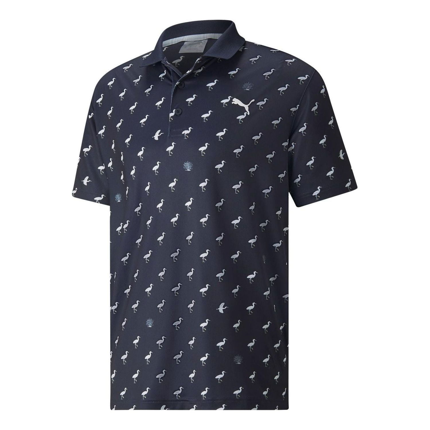 Polo tričko Puma Egrets Print Polo Shirt Modrá | 533794-02, 0