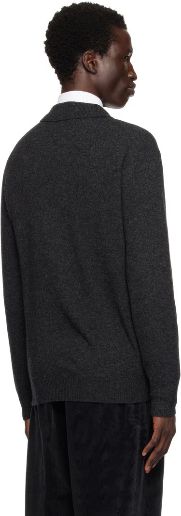 Sveter BEAMS BEAMS PLUS Knit Polo Šedá | 38120004103, 2