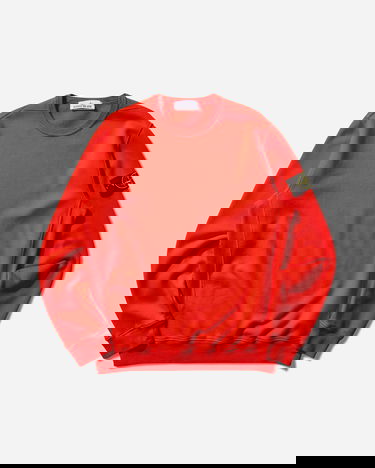 Mikina Stone Island Garment Dyed Crewneck Sweatshirt Červená | K2S15-6100028-S0A20 V0018, 1