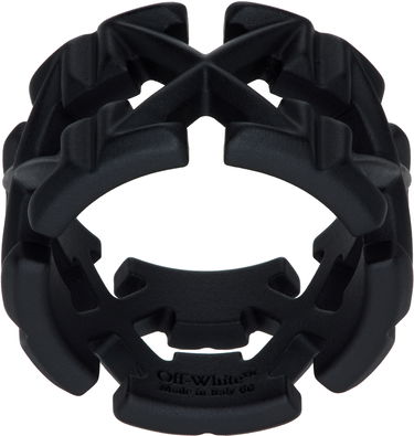 Prsteň Off-White Off-White Arrow Ring Čierna | OMOC07FC99MET0011000, 0