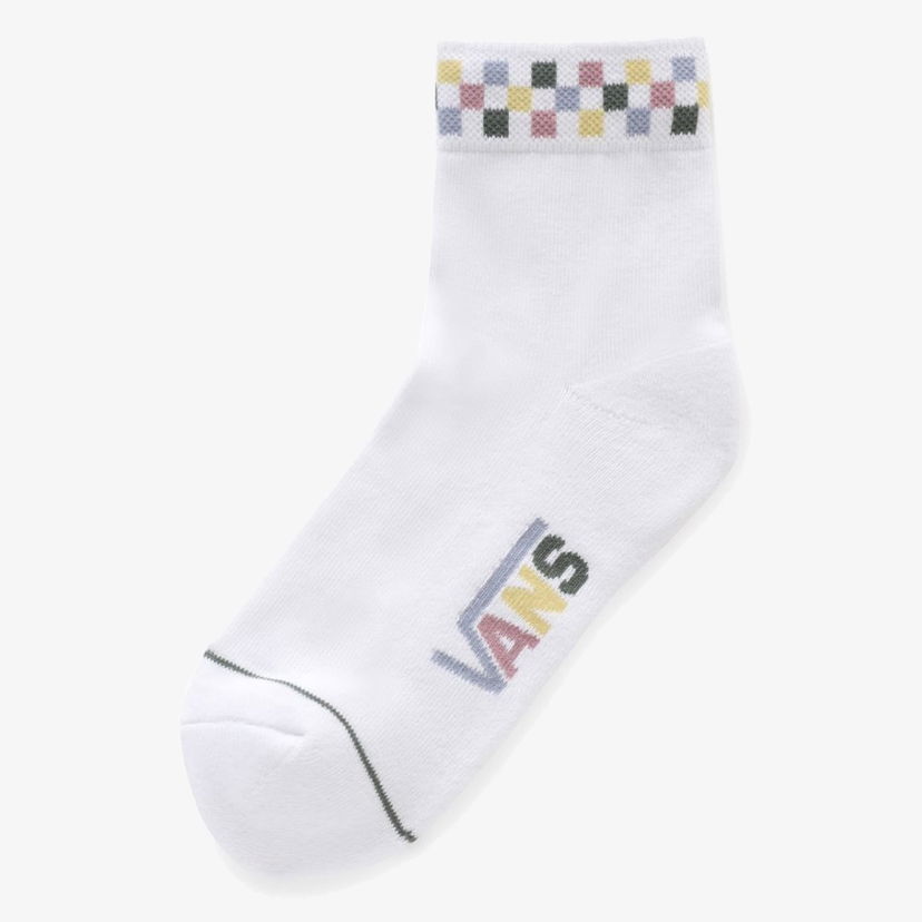 Ponožky Vans Vans Peek-A-Check Crew Socks Biela | VN0A3Z92Y0I