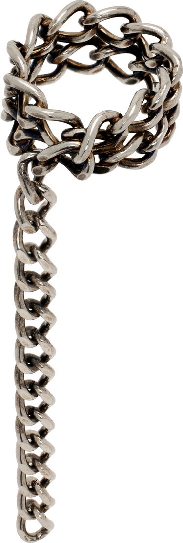 Prsteň Dries Van Noten Dries Van Noten Curb Chain Ring Metalická | 251-028216-061, 0