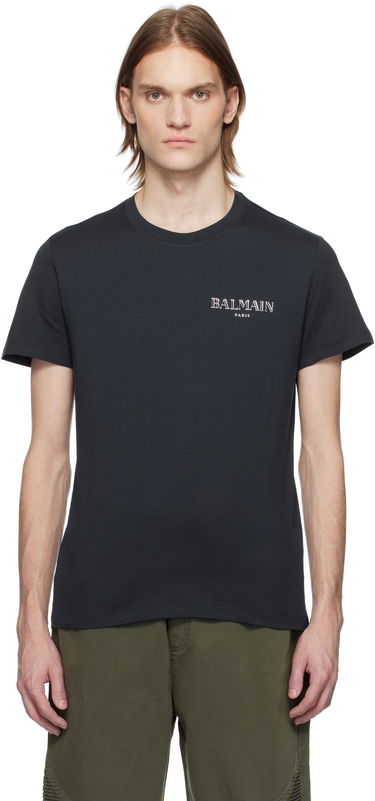 Tričko Balmain Balmain Vintage Gel T-Shirt Čierna | EH0EF000BC98, 0