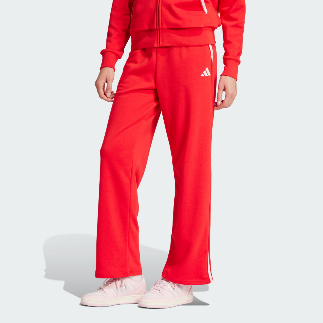Nohavice adidas Performance Essentials Color Pop French Terry Pants Červená | JG6252, 0