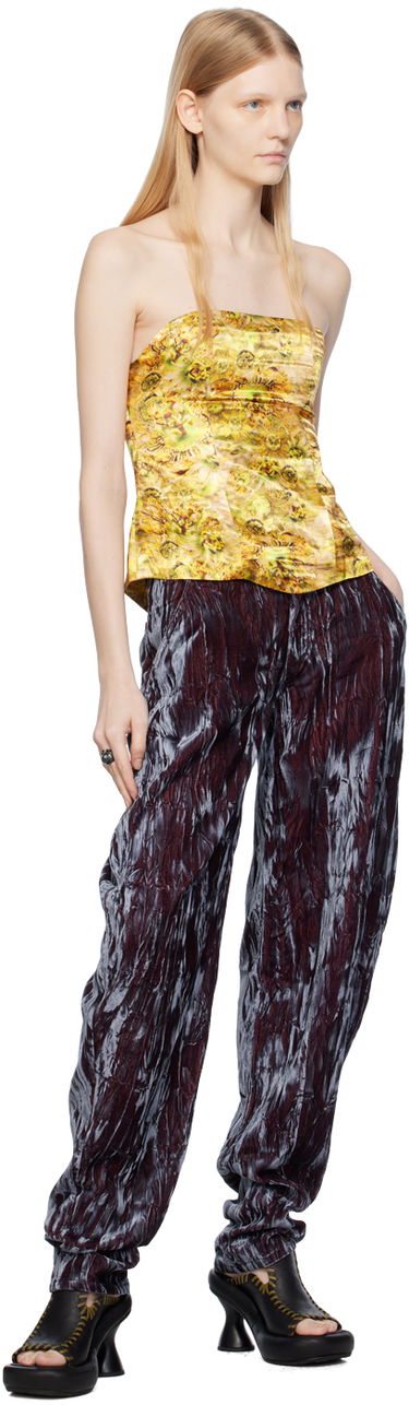 Tielko Collina Strada Collina Strada Rattle Corset Top Žltá | XX3278, 3