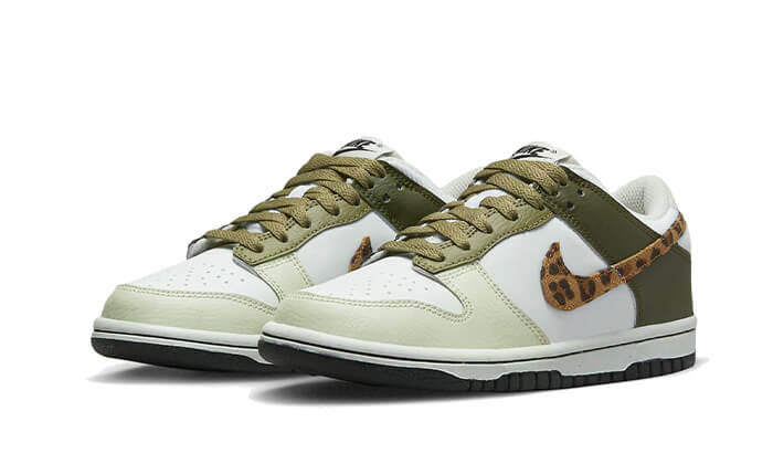 Tenisky a topánky Nike Dunk Low "Leopard" GS Zelené | DX9282-100, 1