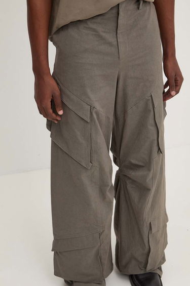 Cargo nohavice HELIOT EMIL Draped Cargo Pants Zelené | HE.M.10.160.DG23, 4