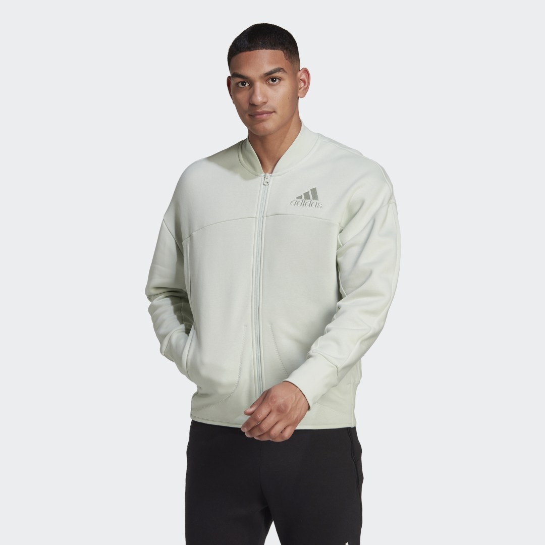 Mikina adidas Originals Studio Lounge Fleece Track Top Biela | HK4594, 0