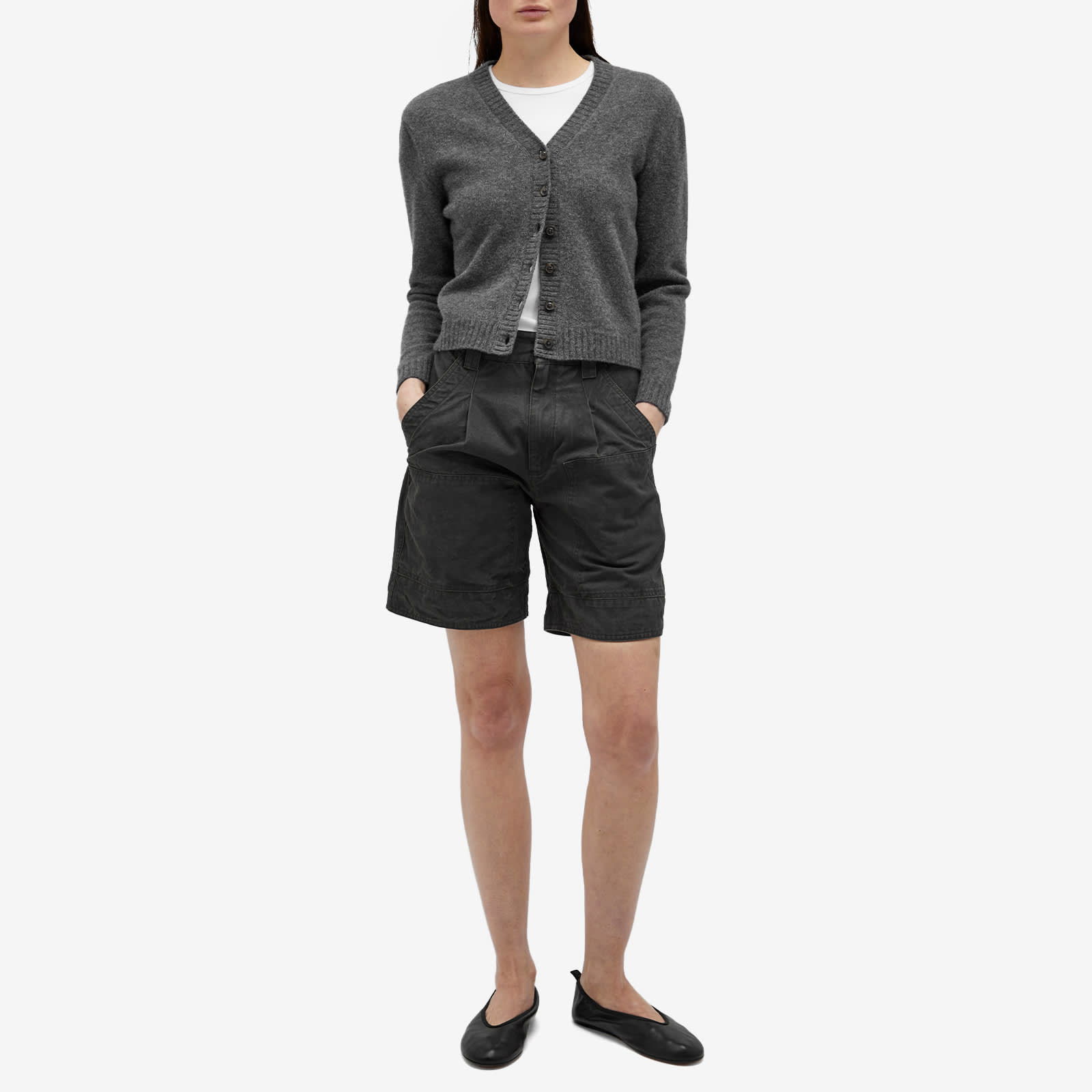 Isabel Marant Étoile Katja Baggy Cargo Shorts, Size X-Small