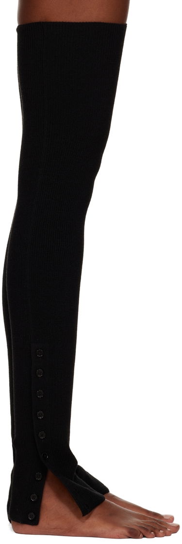 Rukavice LEMAIRE Lemaire Buttoned Leg Warmers Čierna | KN659 LK087, 2