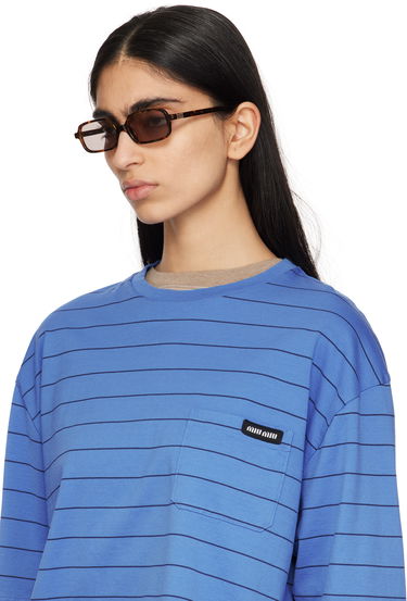 Slnečné okuliare Miu Miu Miu Miu Miu Regard Square Sunglasses Hnedá | 0MU 11ZS 8056262329177, 3