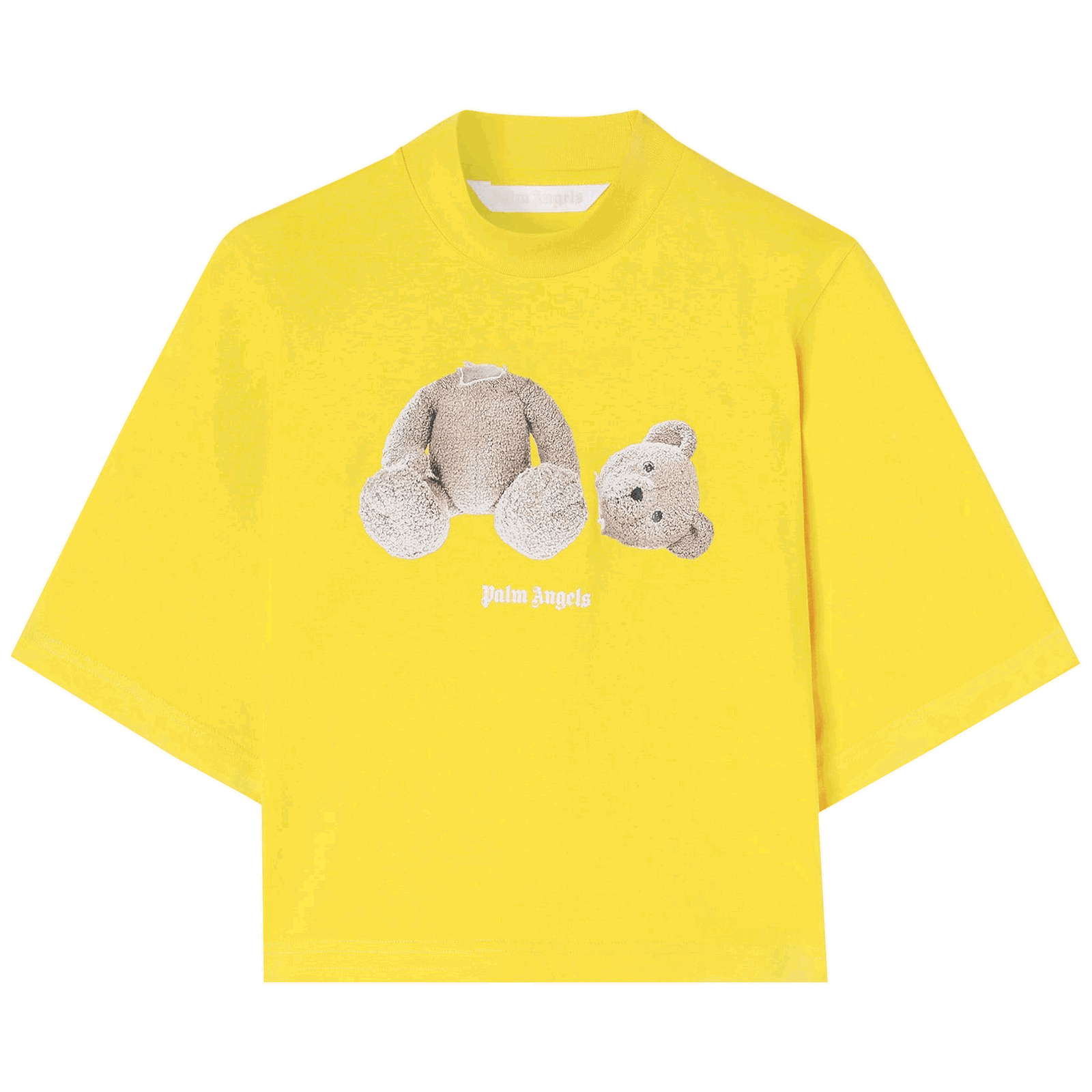 Bear Printed Fitted T-Shirt