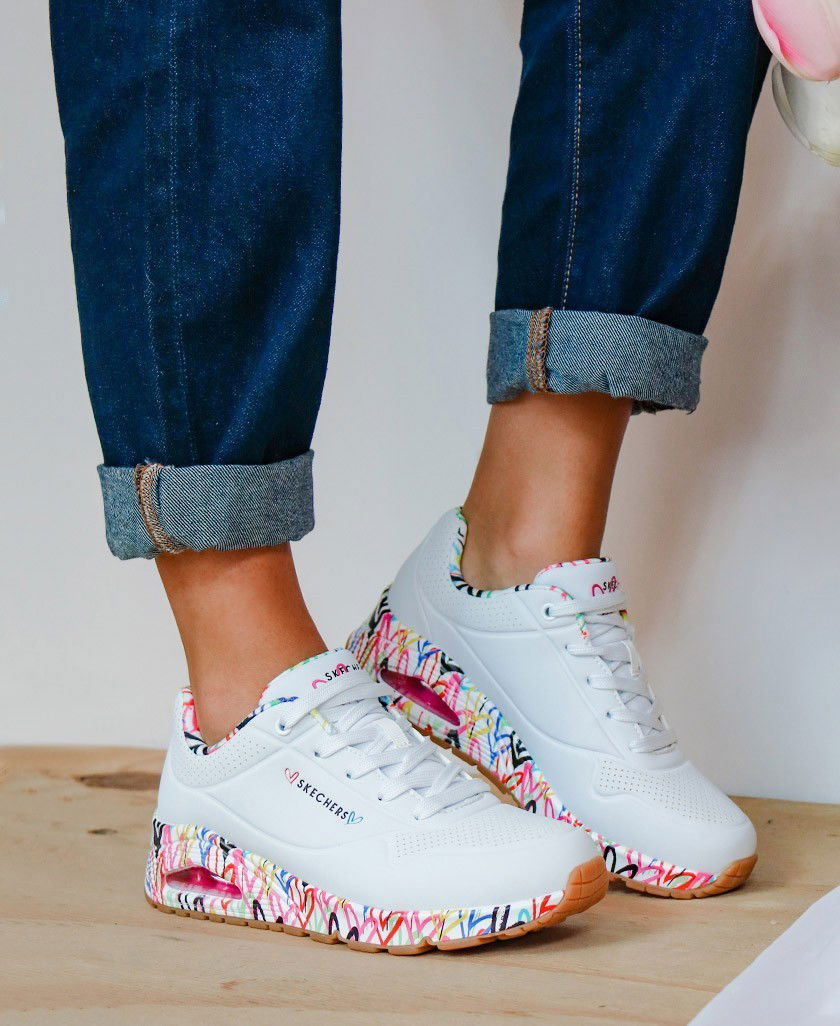 Tenisky a topánky Skechers Uno Béžová | 155506-WHT, 1
