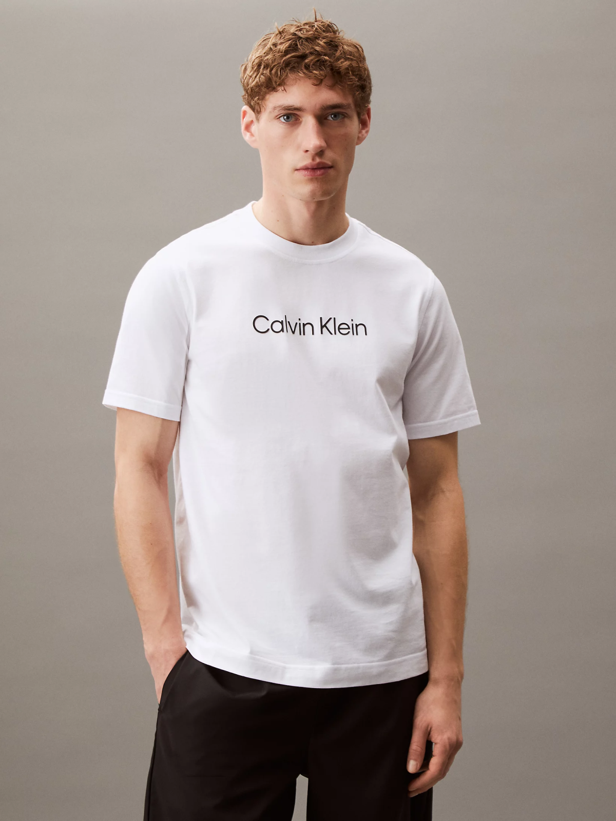 Tričko CALVIN KLEIN Calvin Klein Graphic Short Sleeve T-Shirt Biela | LVGMS5K182-100, 0