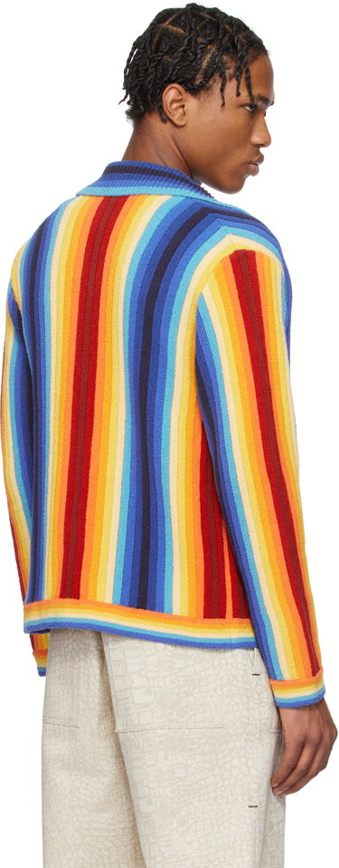 Sveter Casablanca Casablanca Gradient Stripe Towelling Cardigan Rôznofarebný | MS25-KW-910-01, 2