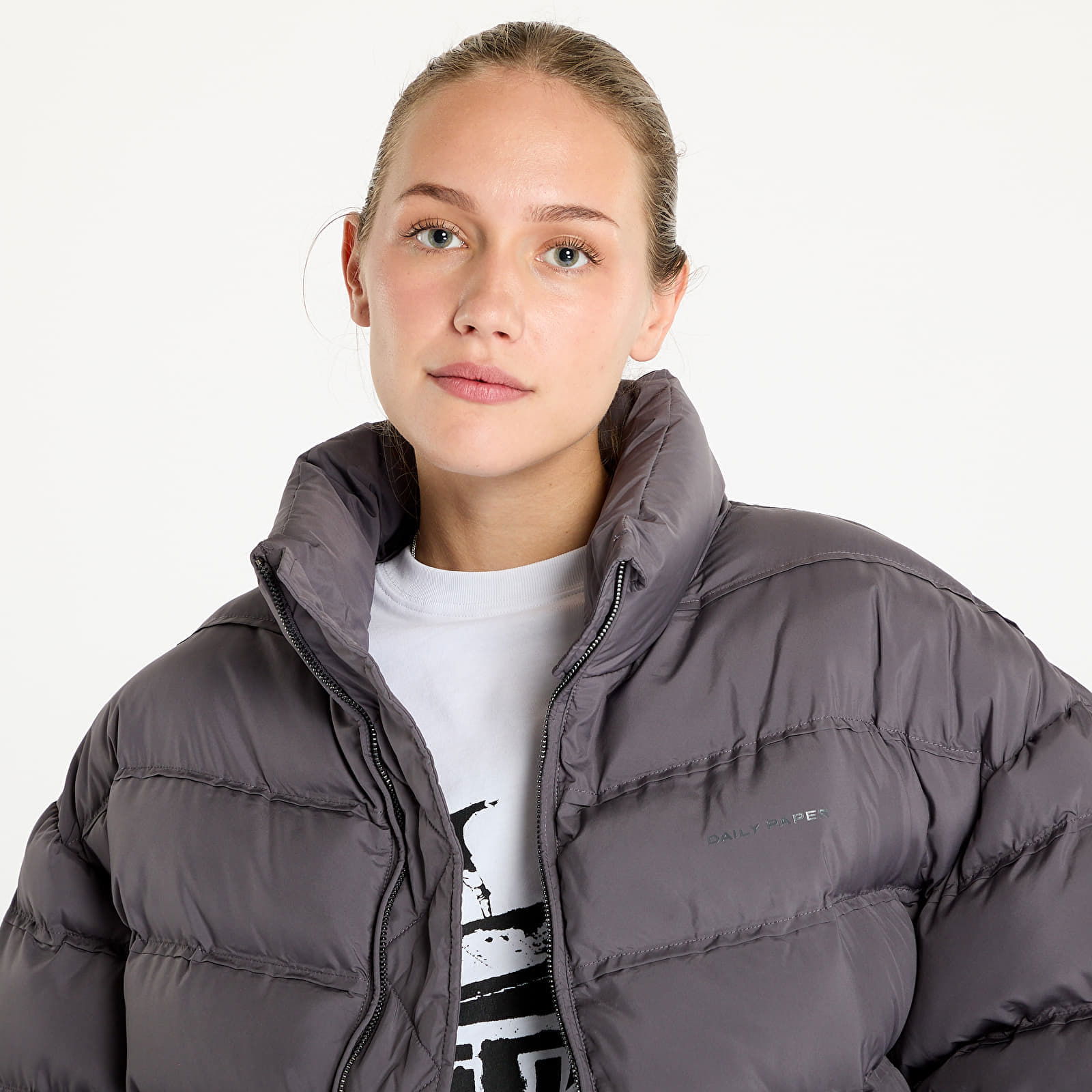 Sela Puffer Jacket Rabbit Grey