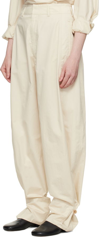 Nohavice LEMAIRE Lemaire Soft Volume Trousers Béžová | PA1182 LF1207, 3