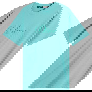 Tričko Dime Dime Cursive T-Shirt, Size Large Tyrkysová | DIMEFA2574TEA, 0