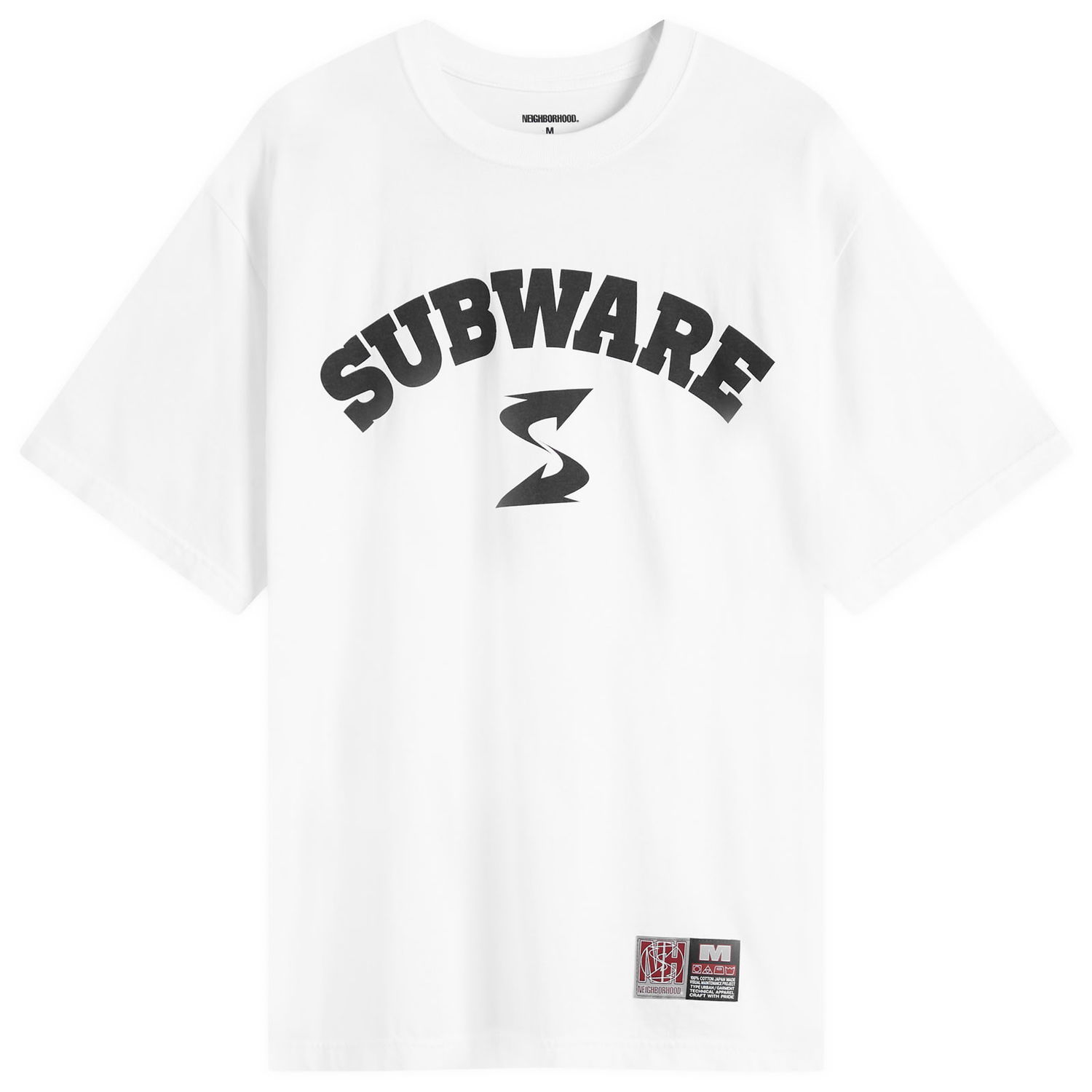 Tričko Neighborhood Subware SS-3 Graphic T-Shirt Biela | 242PC49N-ST03-WHT, 0