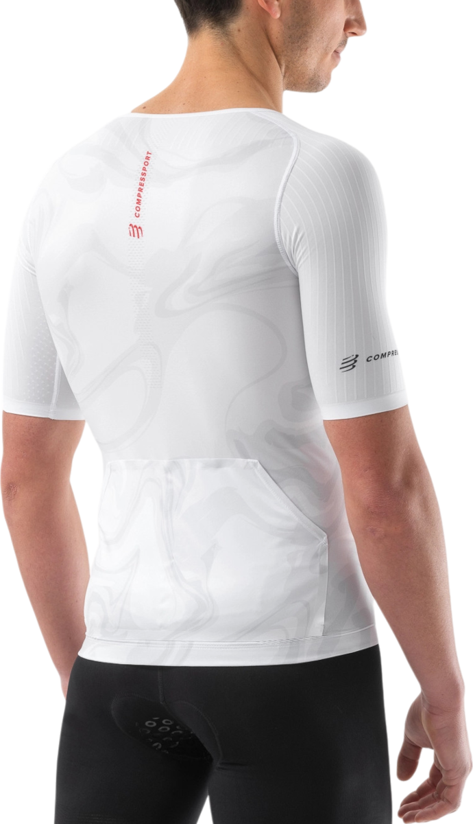 Tričko Compressport Postural Aero Short Sleeve Top Biela | am00178b-am00178b0011, 1