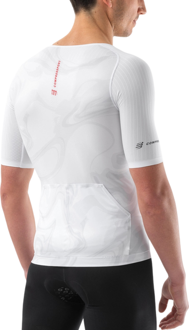 Tričko Compressport Postural Aero Short Sleeve Top Biela | am00178b-am00178b0011, 1