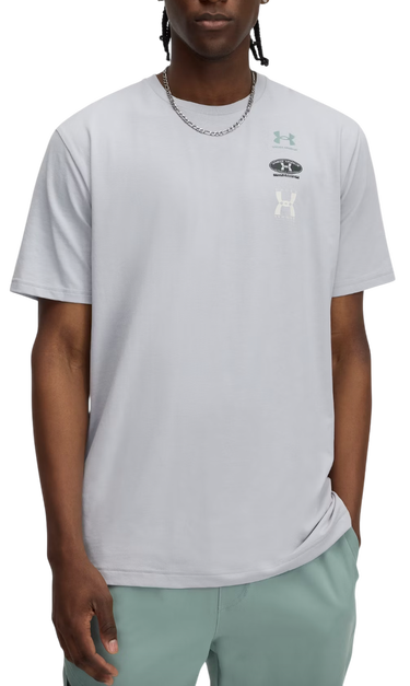 Tričko Under Armour 60/40S EVOL Logo Short Sleeve T-Shirt Šedá | 1390165-011, 0
