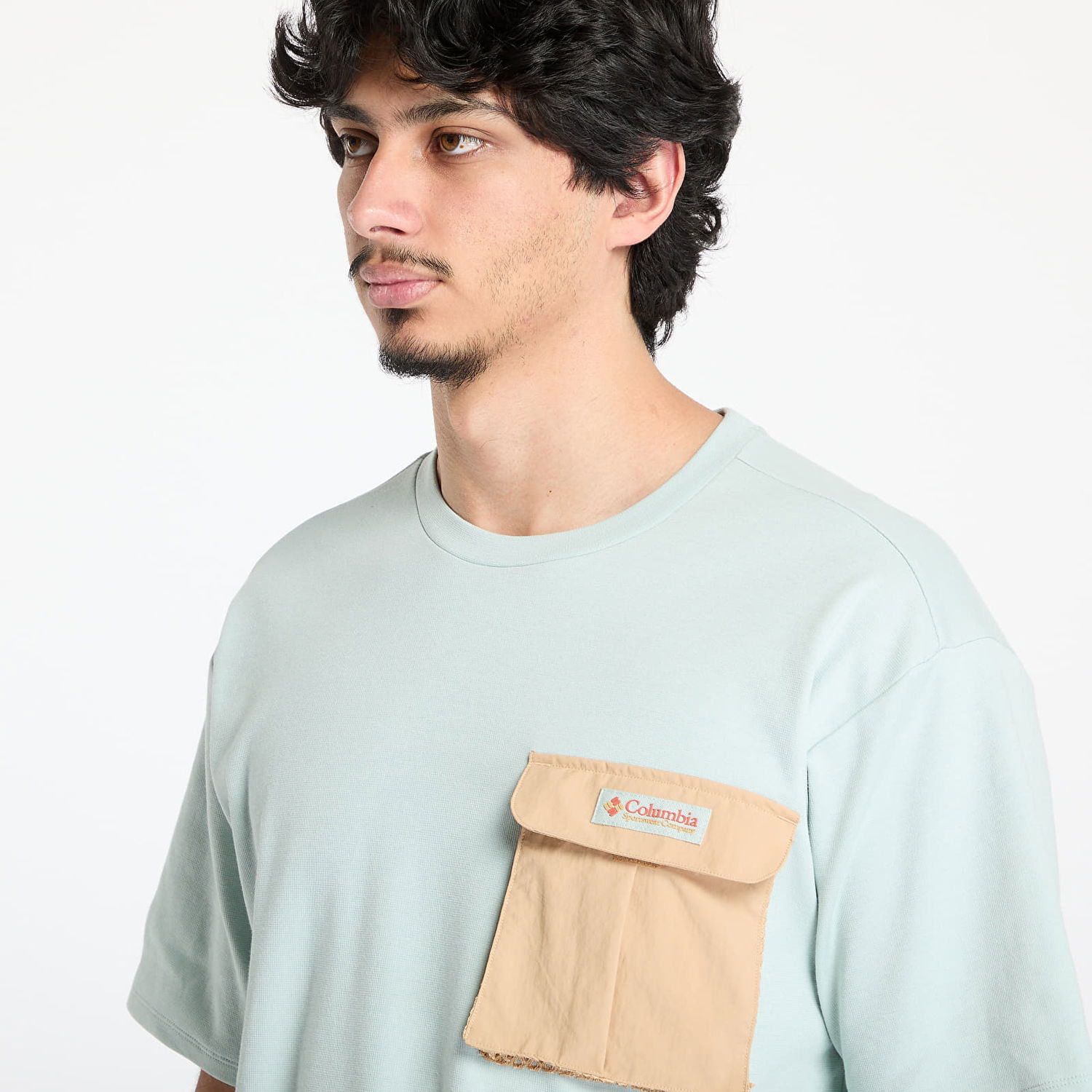 Tričko Columbia Columbia Cove Beach Pocket T-Shirt Tyrkysová | 2126091335, 1
