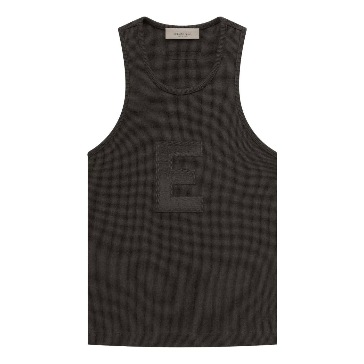Tielko Fear of God Fear of God Essentials Waffle Tank Čierna | FOG-SS23-238, 0