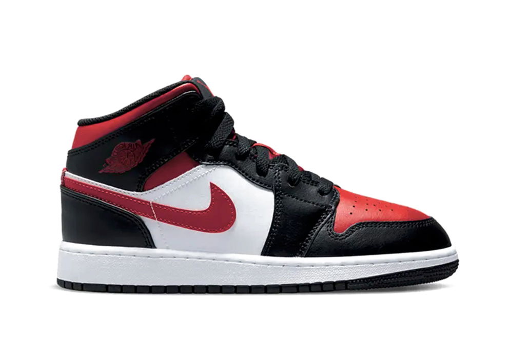 Air Jordan 1 Mid "Alternate Bred Toe" GS