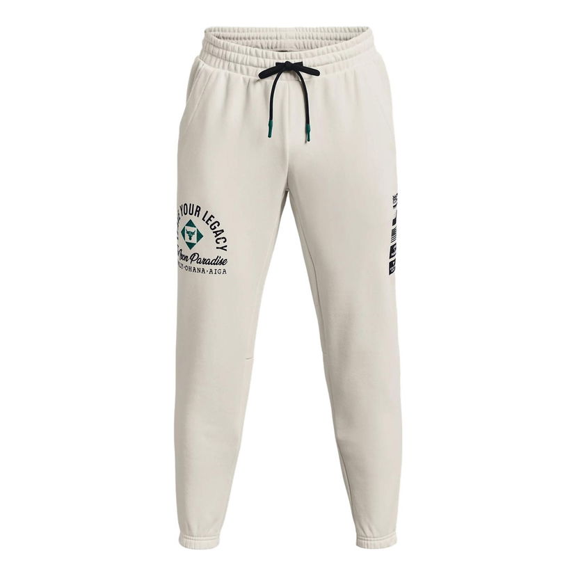 Tepláky Under Armour Project Rock Heavyweight Terry Pants Béžová | 1377440-130